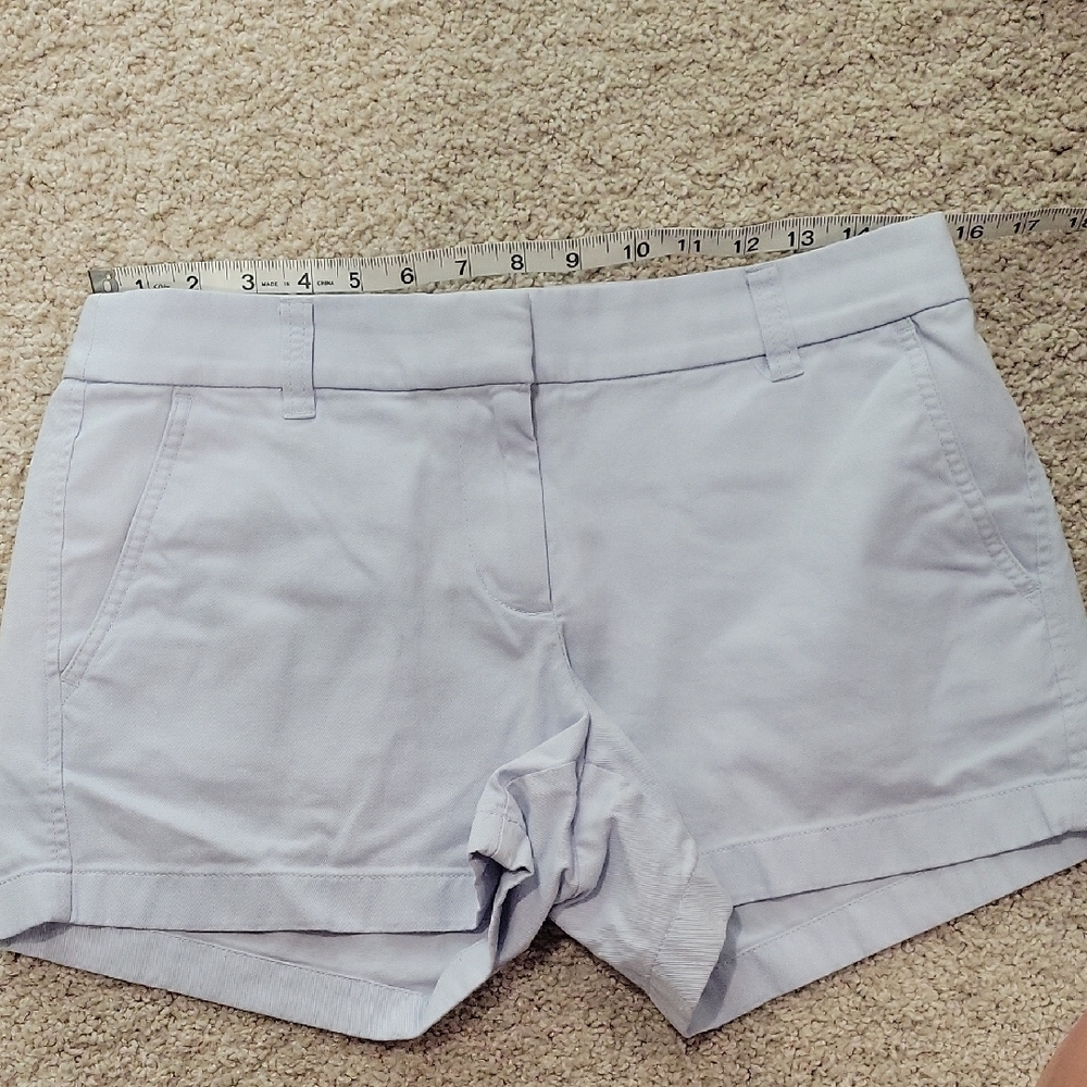 Worn Once Light Powder Blue J. Crew Chino Shorts Size 4